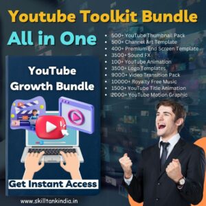 Youtube Toolkit Bundle, grow your YouTube Channel faster, grow your YouTube Channel, Youtube Toolkit, Youtube kit bundle